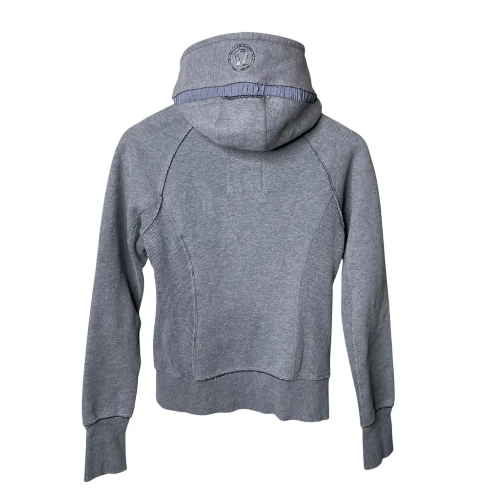 lululemon‎ Scuba Full Zip Hoodie Special Edition Gray Sz 4